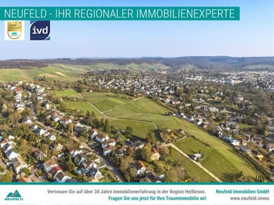 Ihre zukünftige Aussicht - Weitblick über HN-Ost! Grundstück in begehrter Lage zu verkaufen! — Bild 1