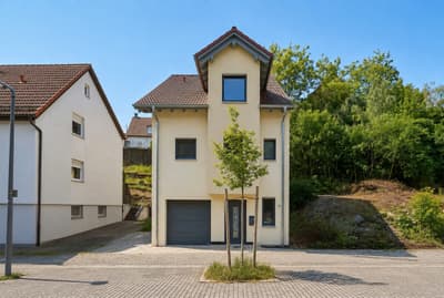 Bezugsfertiger KfW-55 Neubau in ruhiger Lage! Familienhaus mit Garten und viel Platz — Bild 24