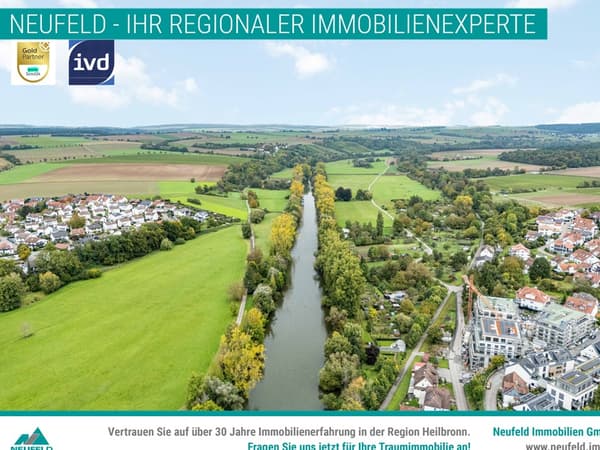 Wohnen mit atemberaubendem Flussblick? - Ihr neues Familiendomizil direkt am Kocher!