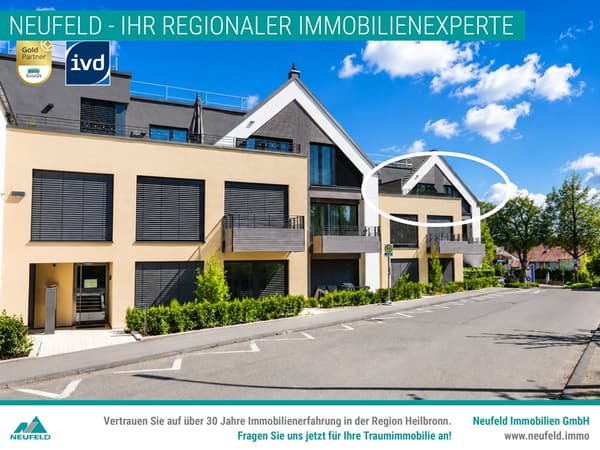 Modern wohnen im Kochertal: 4-Zimmer-Wohnung mit Dachterrasse!