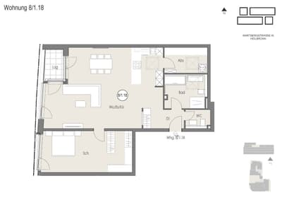 Großzügige 2,5-Zimmer Wohnung mit schöner Loggia zu vermieten! — Bild 17