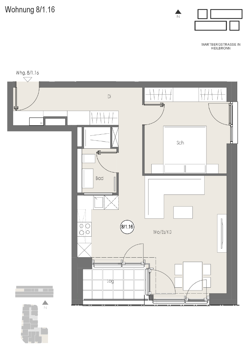 Wohnung Plan