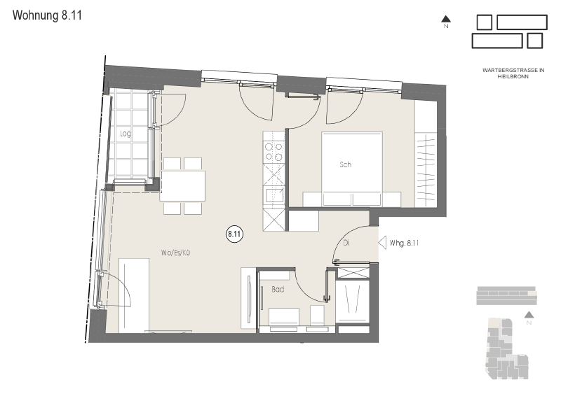 Wohnung Plan