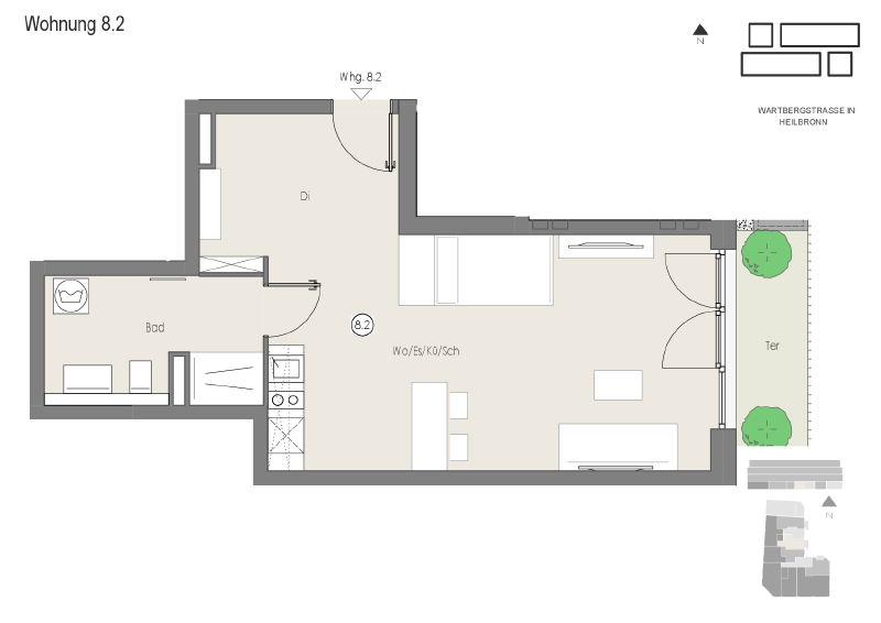 Wohnung Plan