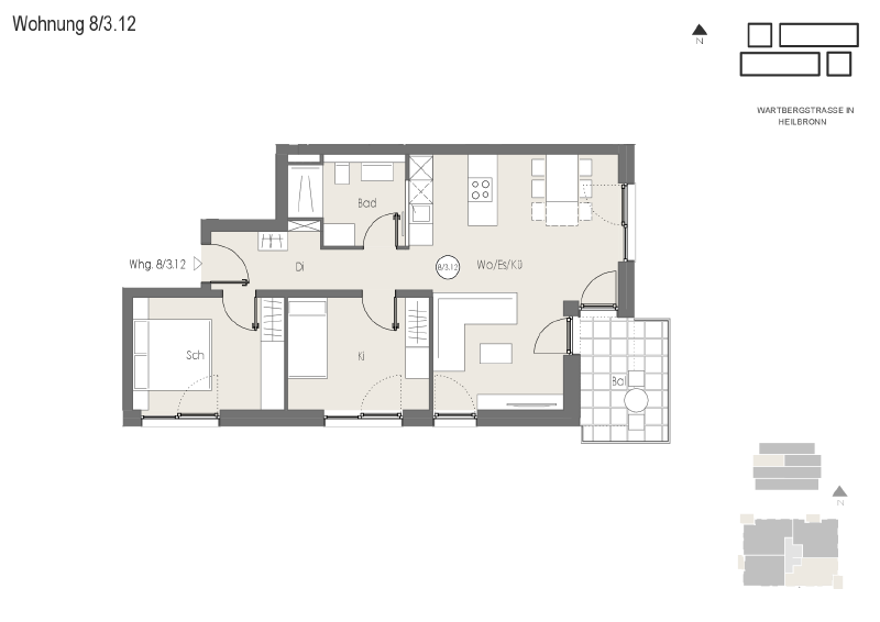 Wohnung Plan