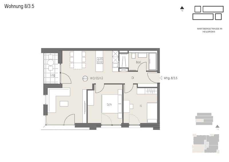 Wohnung Plan