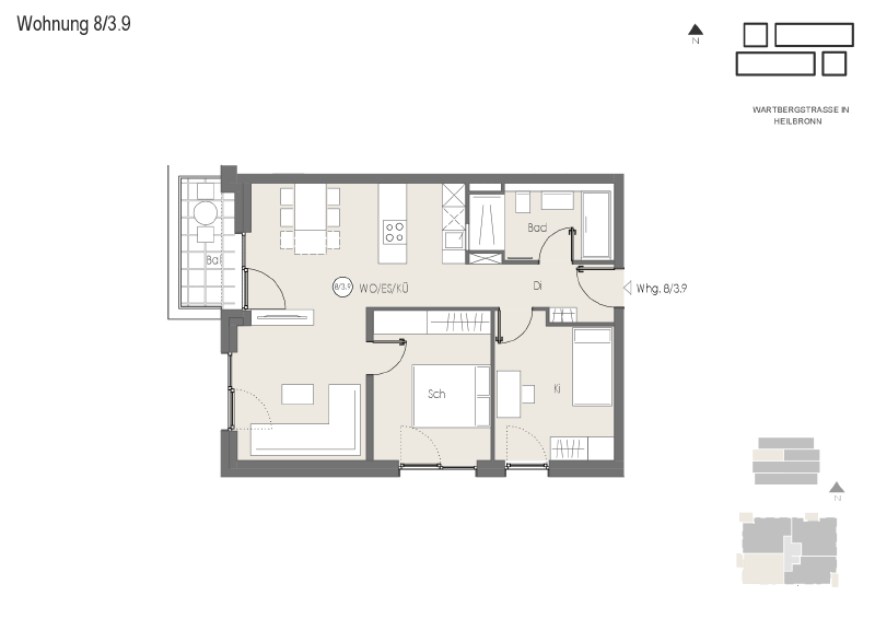 Wohnung Plan