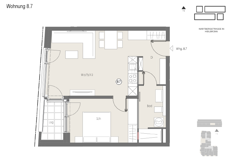 Wohnung Plan