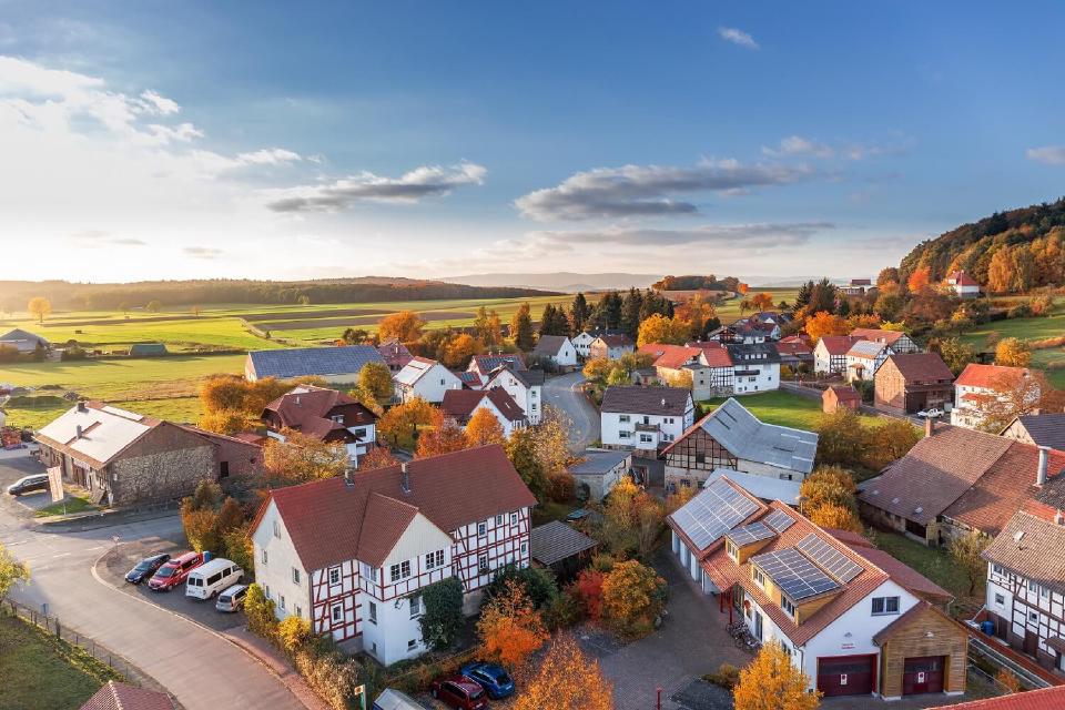 Offenau am Neckar aus der Luft