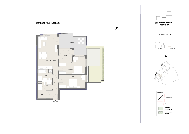 Wohnung Plan