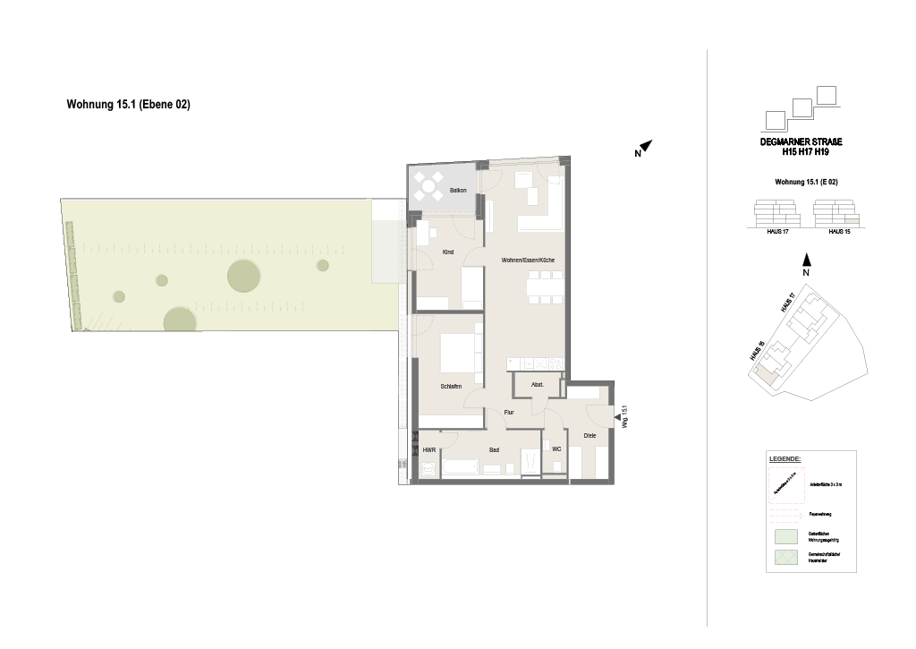Wohnung Plan
