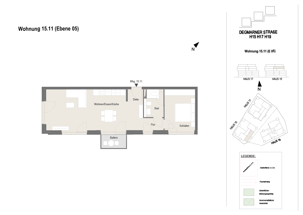 Wohnung Plan