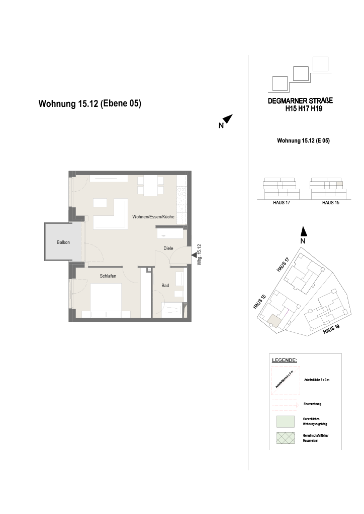 Wohnung Plan