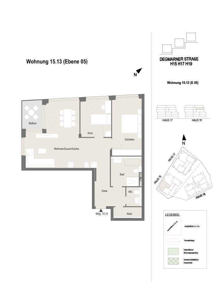 Wohnung Plan