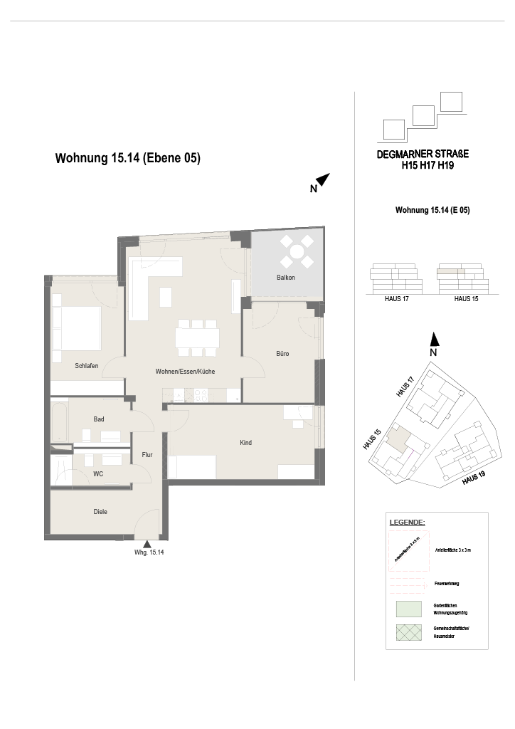 Wohnung Plan