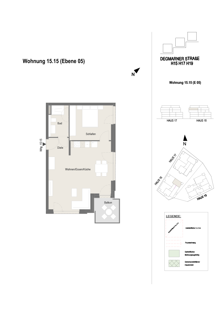 Wohnung Plan