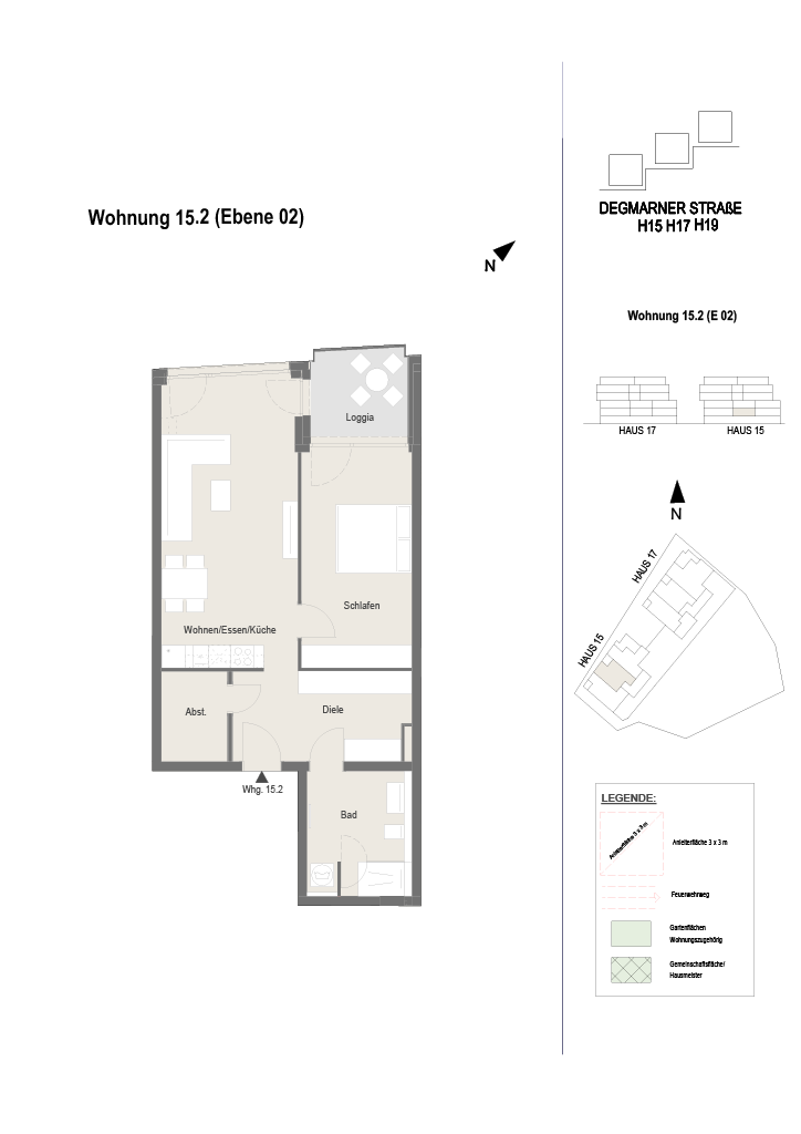 Wohnung Plan