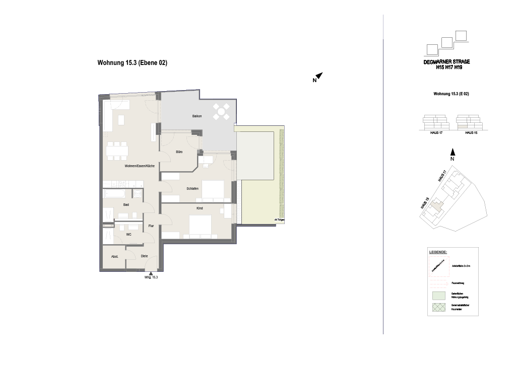 Wohnung Plan