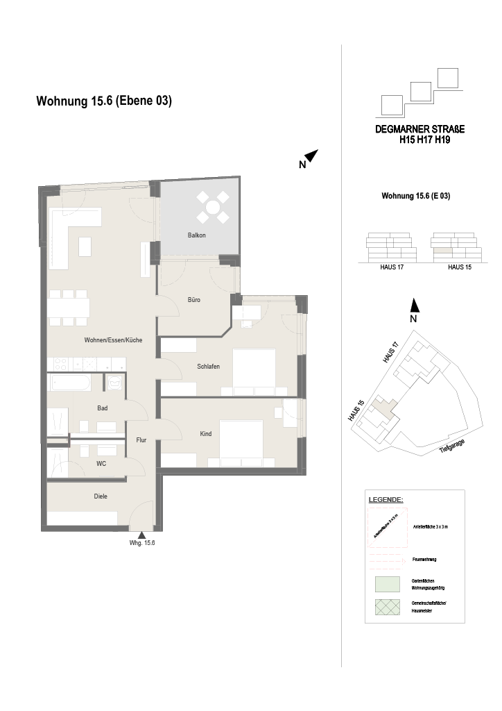 Wohnung Plan