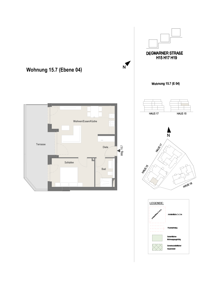 Wohnung Plan