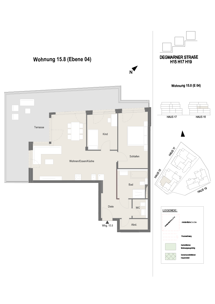 Wohnung Plan