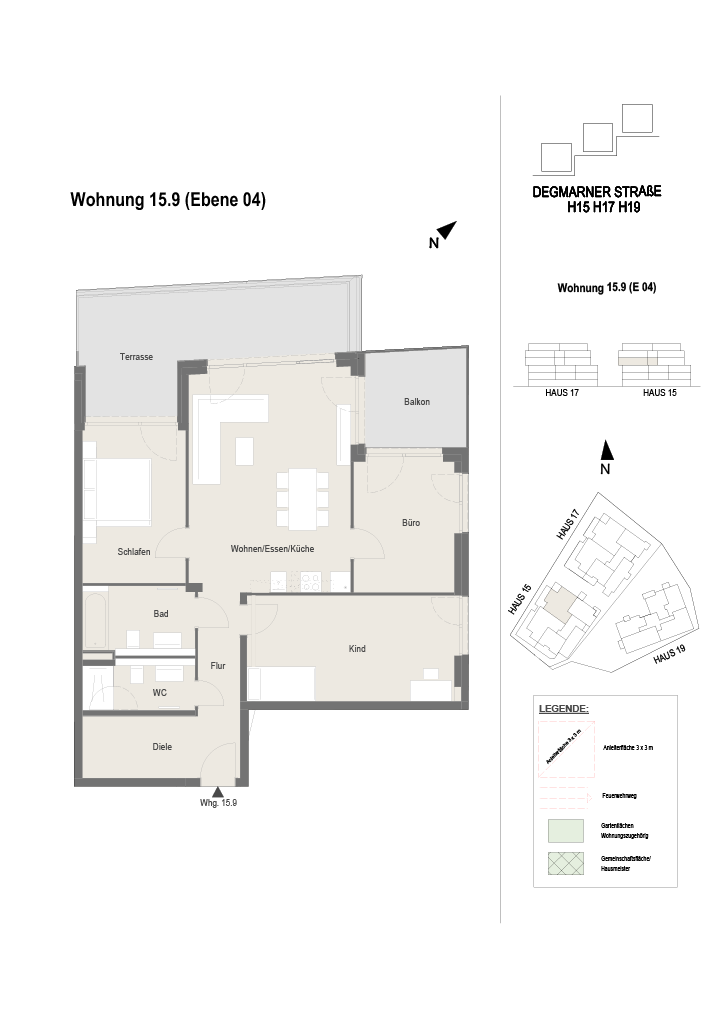 Wohnung Plan
