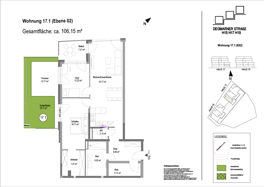 Wohnung Plan