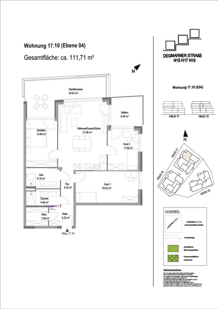 Wohnung Plan