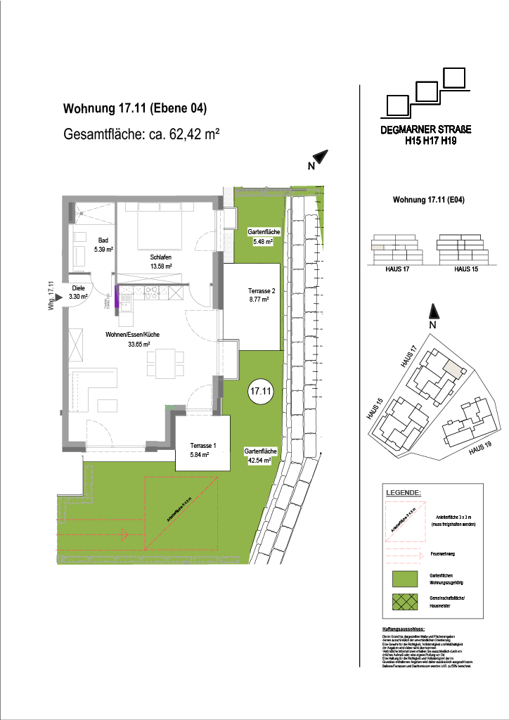 Wohnung Plan