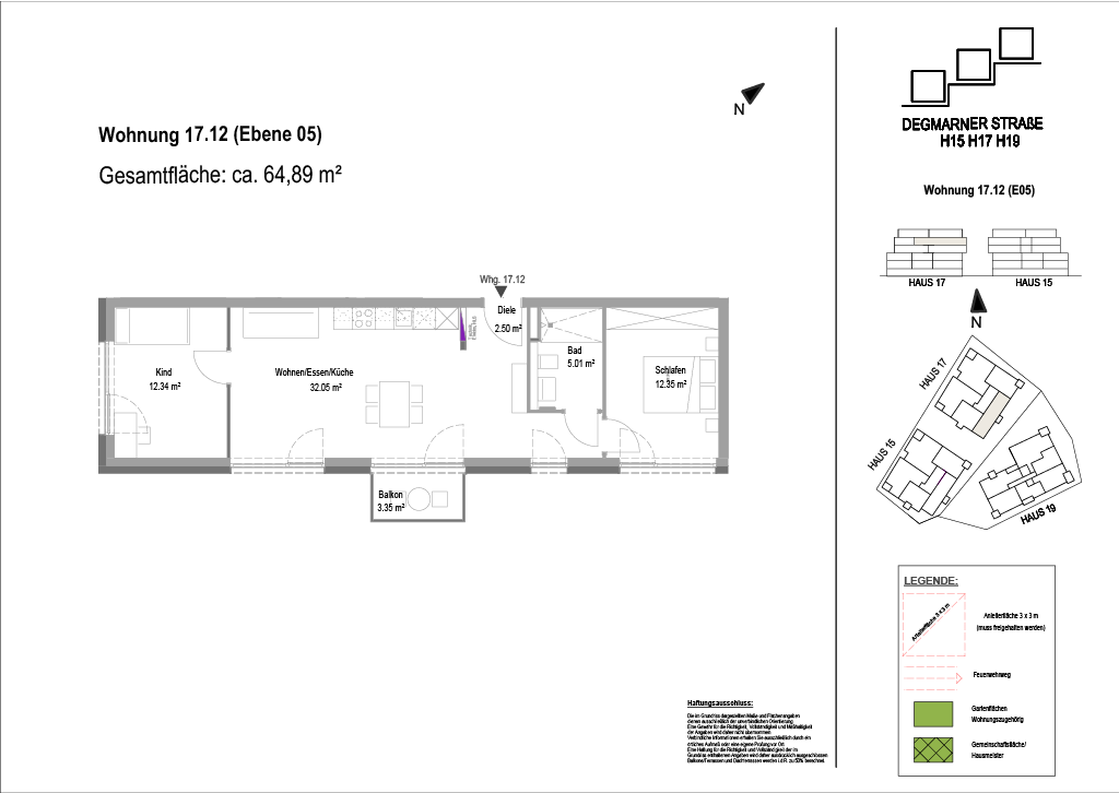 Wohnung Plan
