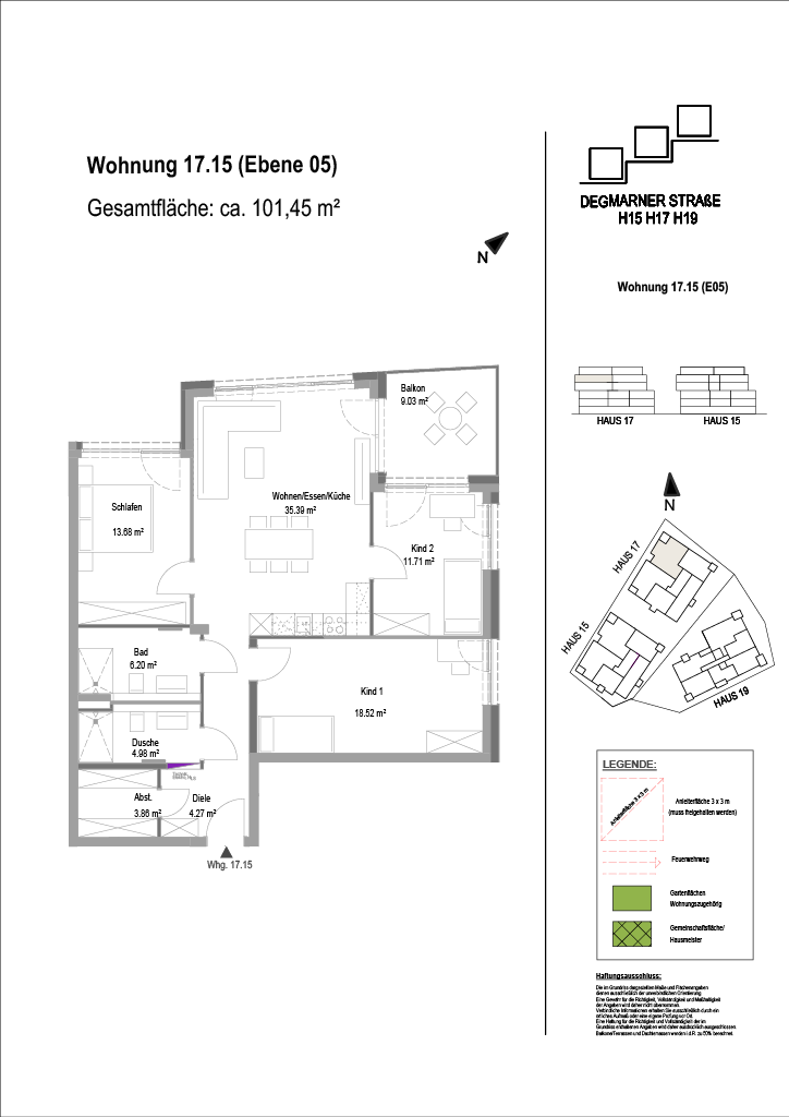 Wohnung Plan