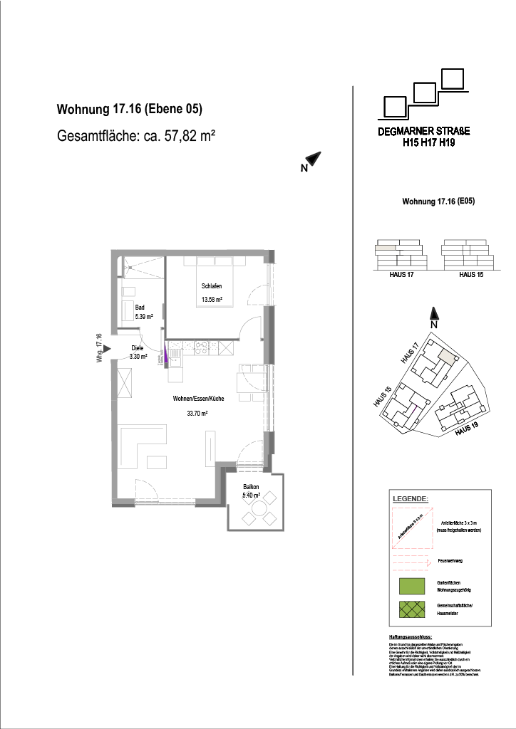 Wohnung Plan