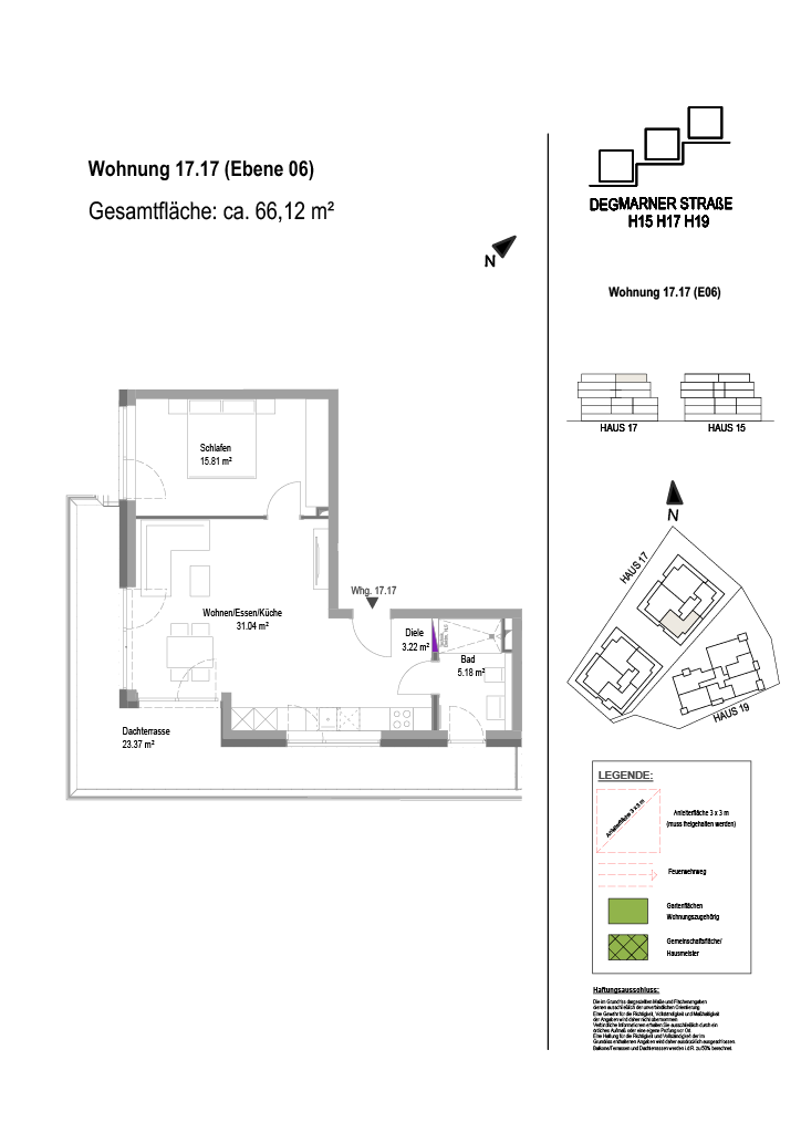 Wohnung Plan