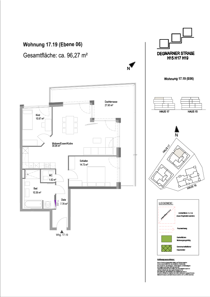 Wohnung Plan