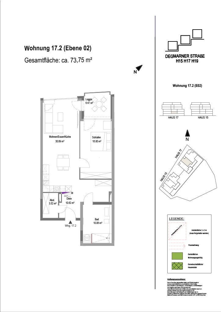 Wohnung Plan