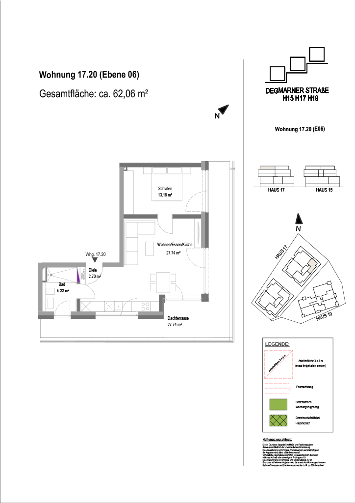 Wohnung Plan