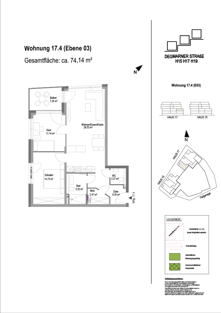 Wohnung Plan