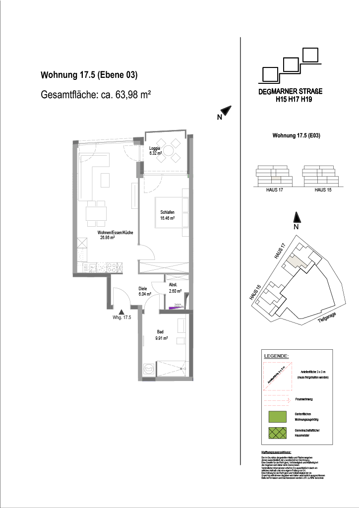 Wohnung Plan