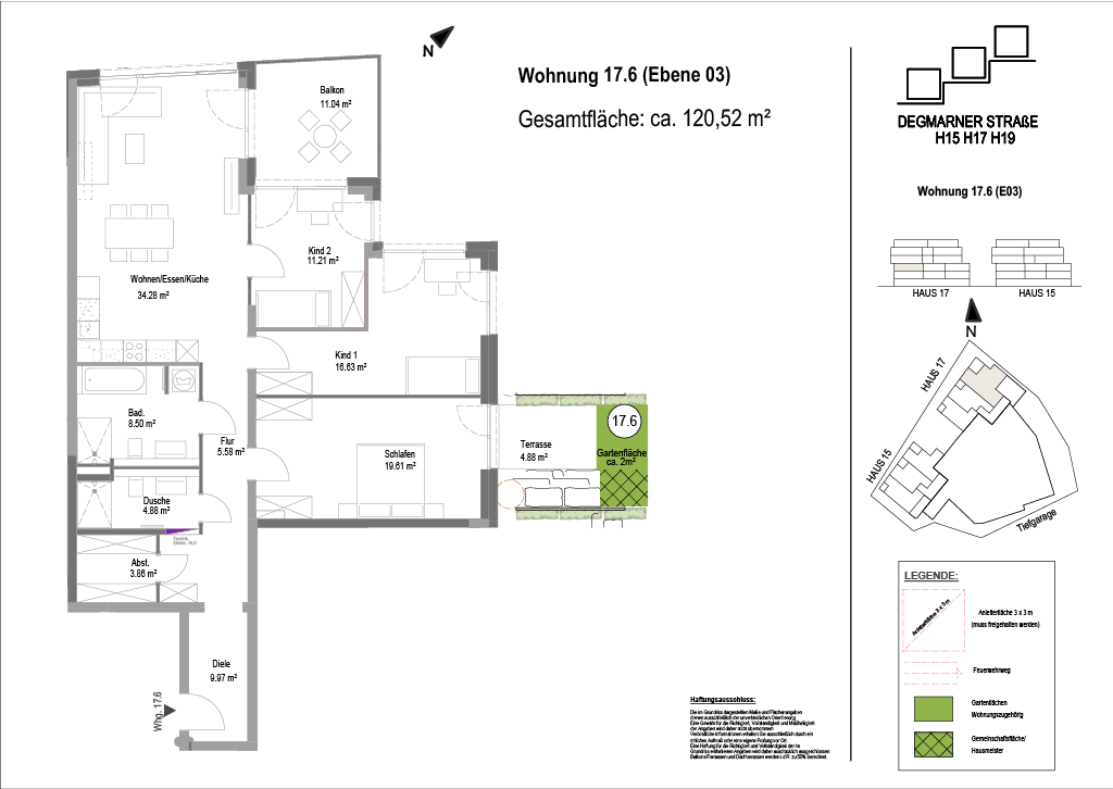 Wohnung Plan