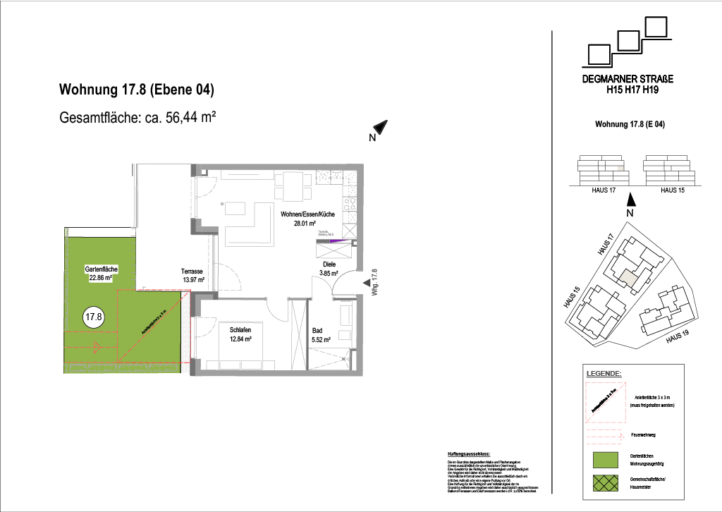 Wohnung Plan