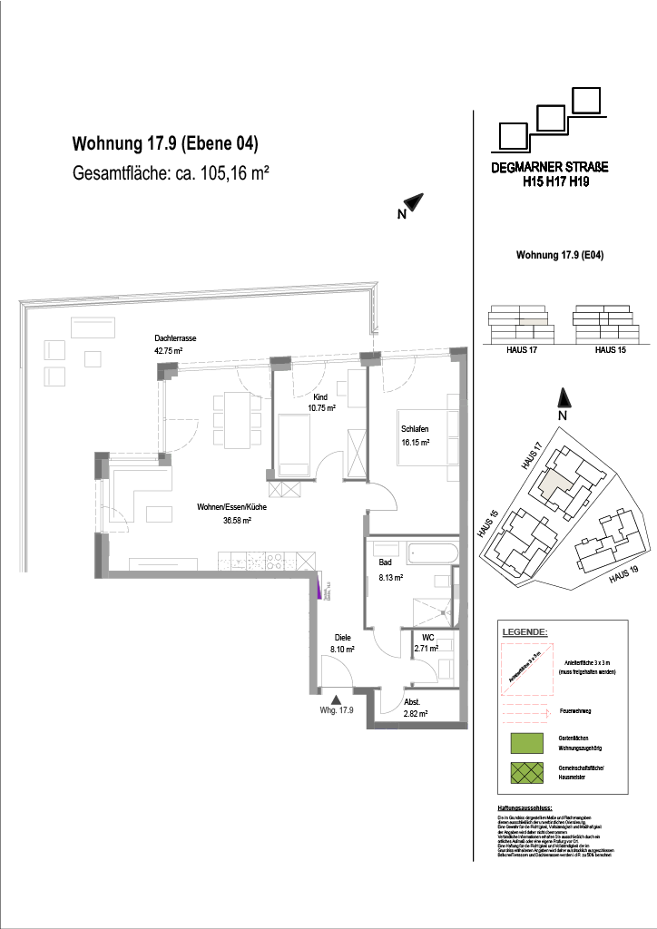 Wohnung Plan