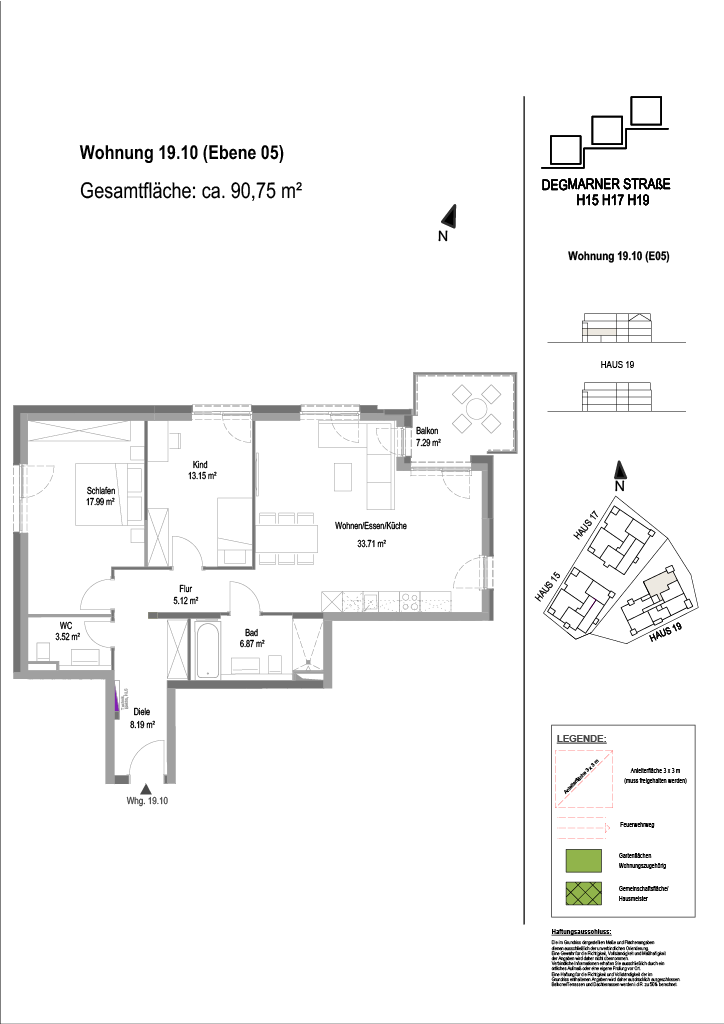 Wohnung Plan