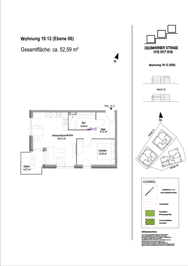 Wohnung Plan