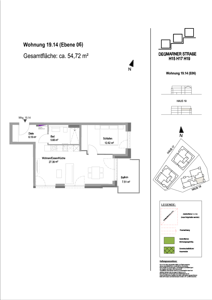 Wohnung Plan