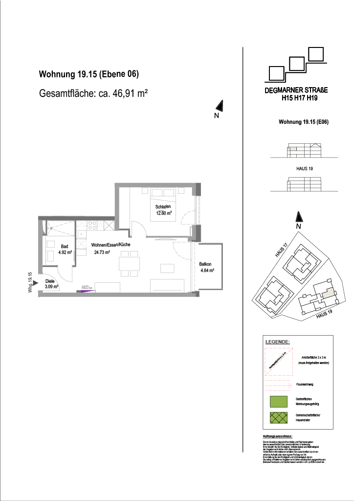 Wohnung Plan
