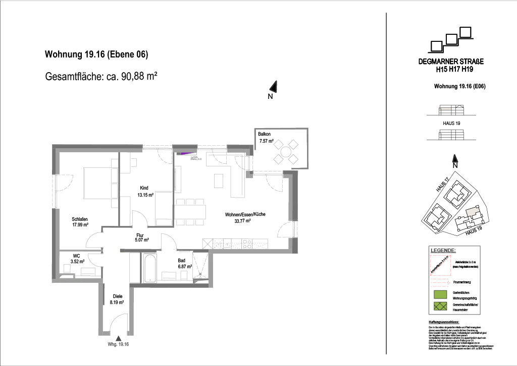 Wohnung Plan