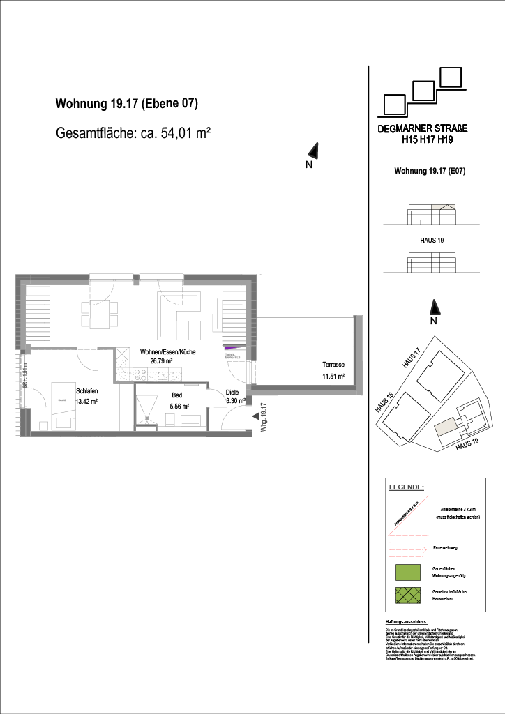 Wohnung Plan
