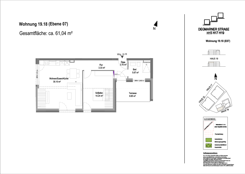 Wohnung Plan