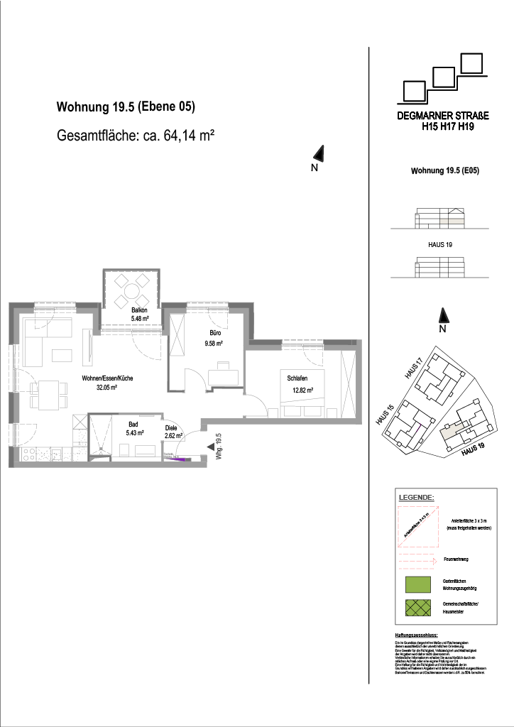 Wohnung Plan